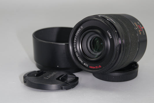Lumix G Vario 45-150mm F/4.0-5.6 Mega O.I.S. HD Lens - Excellent