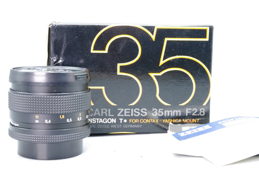 Carl Zeiss Distagon T* 35mm f/2.8 Lens – C/Y Mount – Boxed – Near Mint