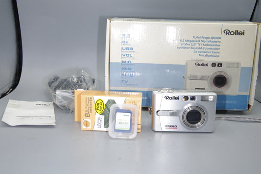 Rollei DP6000 Digital Camera – 6.3MP – 3x Zoom – Boxed – Compact –Mint
