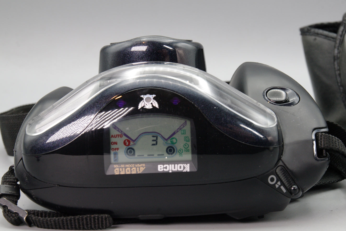 Konica Aiborg 35mm Film Camera – Fully Working – With Case – Very Good