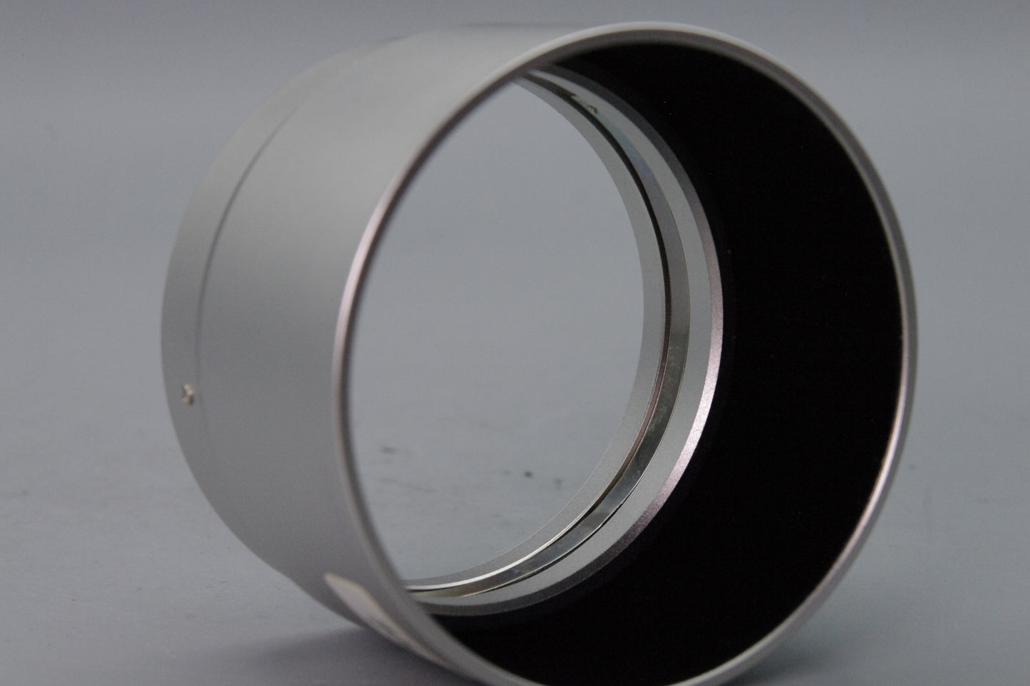 Olympus LH‑61F Silver Lens Hood – For 75mm f/1.8 – Genuine – VGC