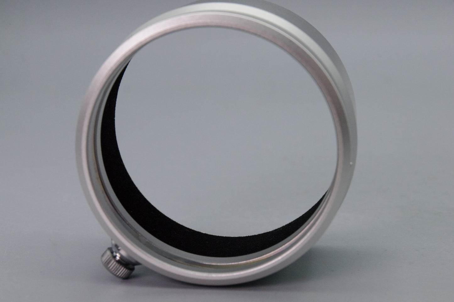 Olympus LH‑61F Silver Lens Hood – For 75mm f/1.8 – Genuine – VGC