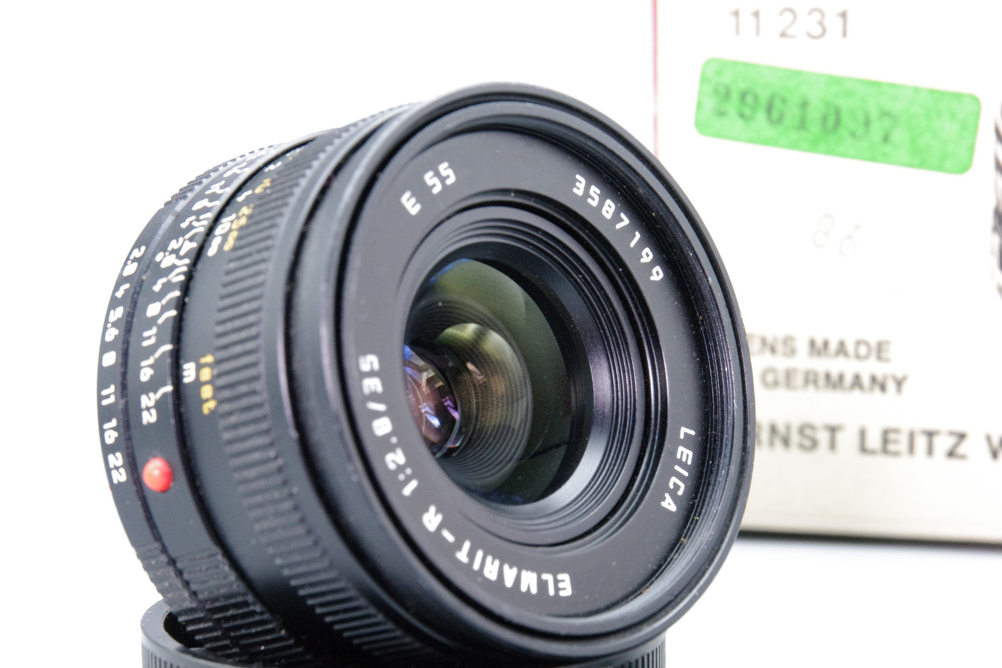 Leitz Wetzlar Elmarit‑R 35mm f/2.8 Lens – Leica R Mount – 3rd Cam – Boxed