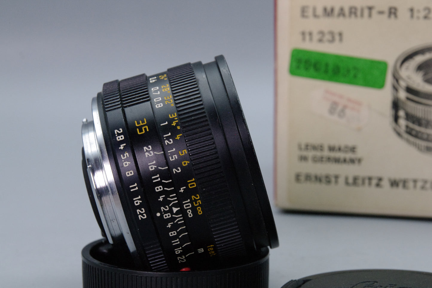 Leitz Wetzlar Elmarit‑R 35mm f/2.8 Lens – Leica R Mount – 3rd Cam – Boxed