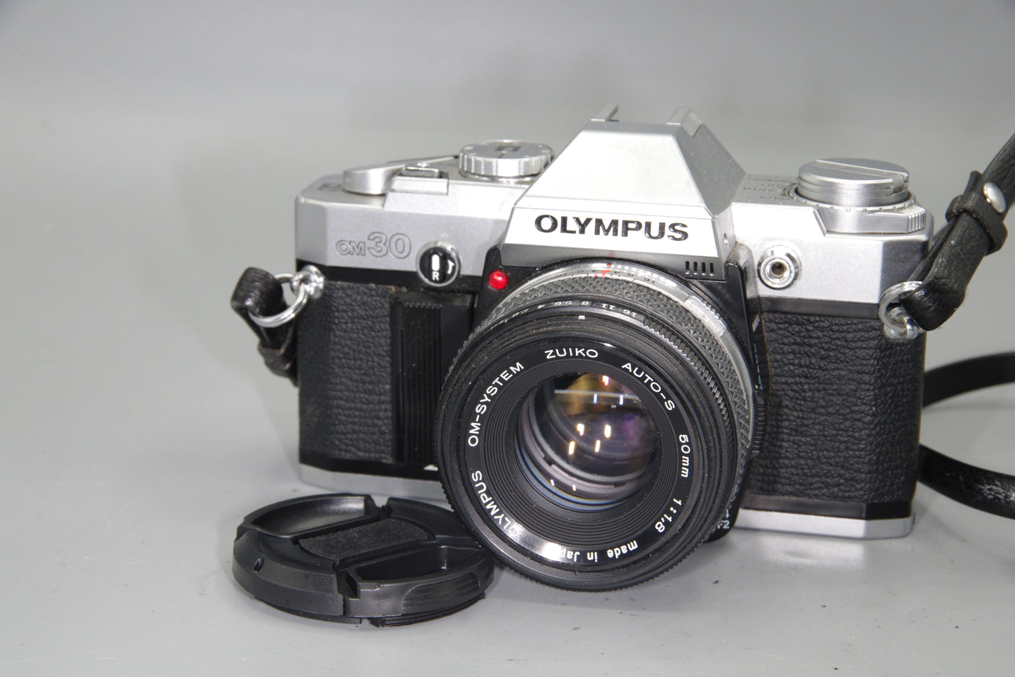 Olympus OM30 35mm SLR Camera + 50mm Lens – Tested&Working VGC