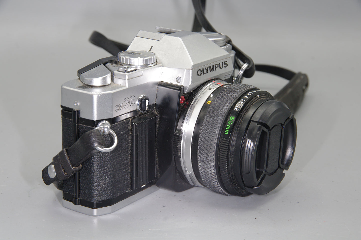 Olympus OM30 35mm SLR Camera + 50mm Lens – Tested&Working VGC