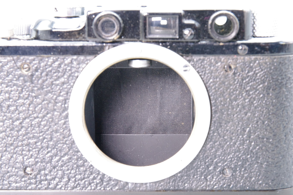 Leica I Converted to III 1930 – Black – Elmar 50mm f/3.5 – Tested – VGC Working