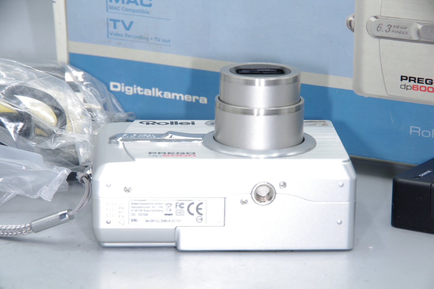 Rollei DP6000 Digital Camera – 6.3MP – 3x Zoom – Boxed – Compact –Mint