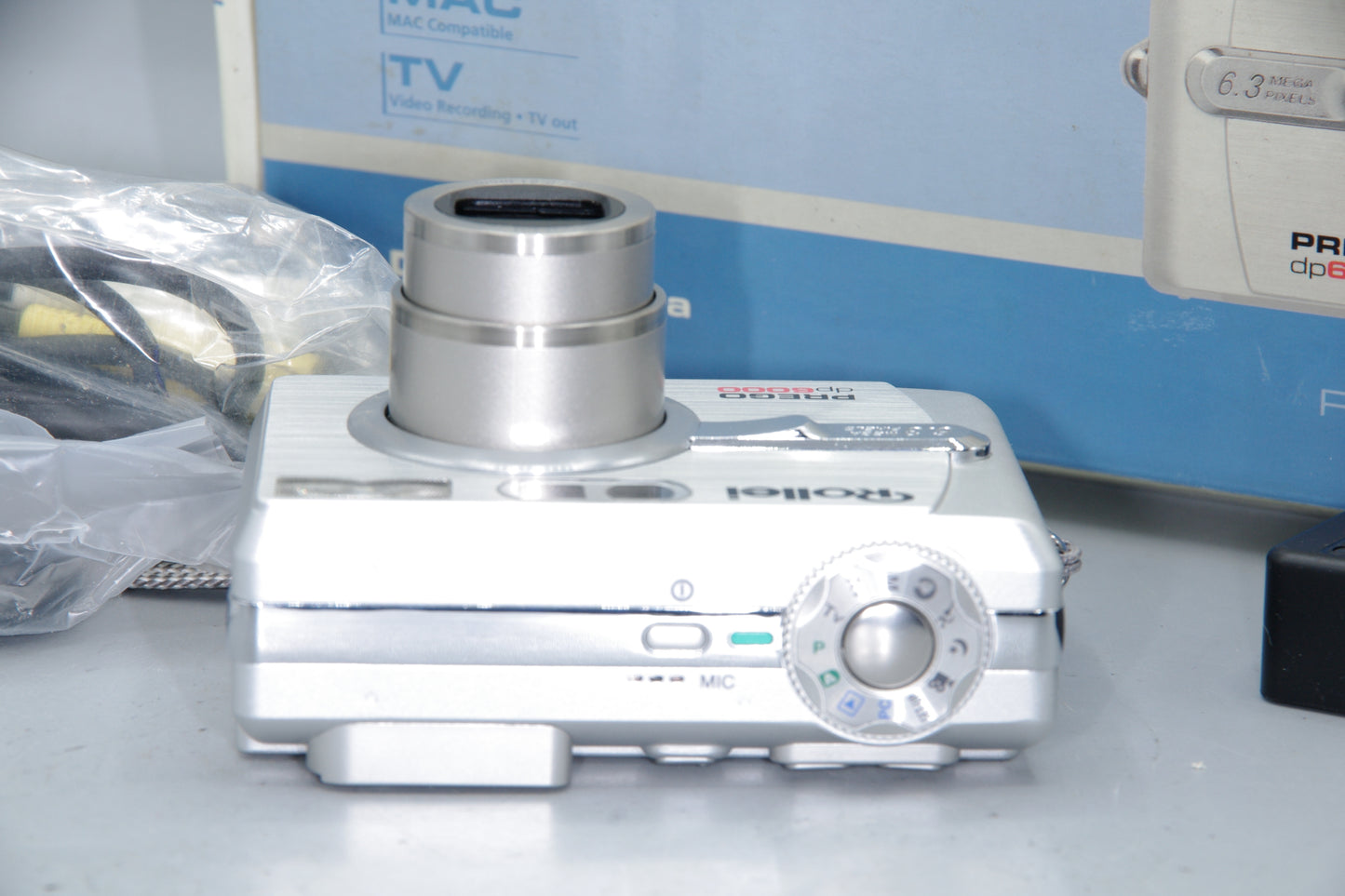 Rollei DP6000 Digital Camera – 6.3MP – 3x Zoom – Boxed – Compact –Mint