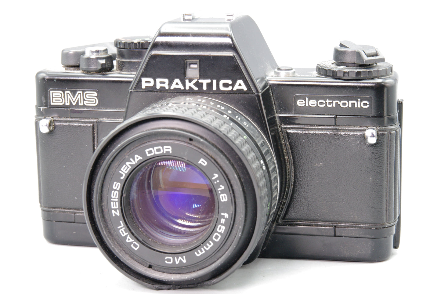 Praktica BMS SLR with Carl Zeiss 50mm f/1.8 – Tested & Working