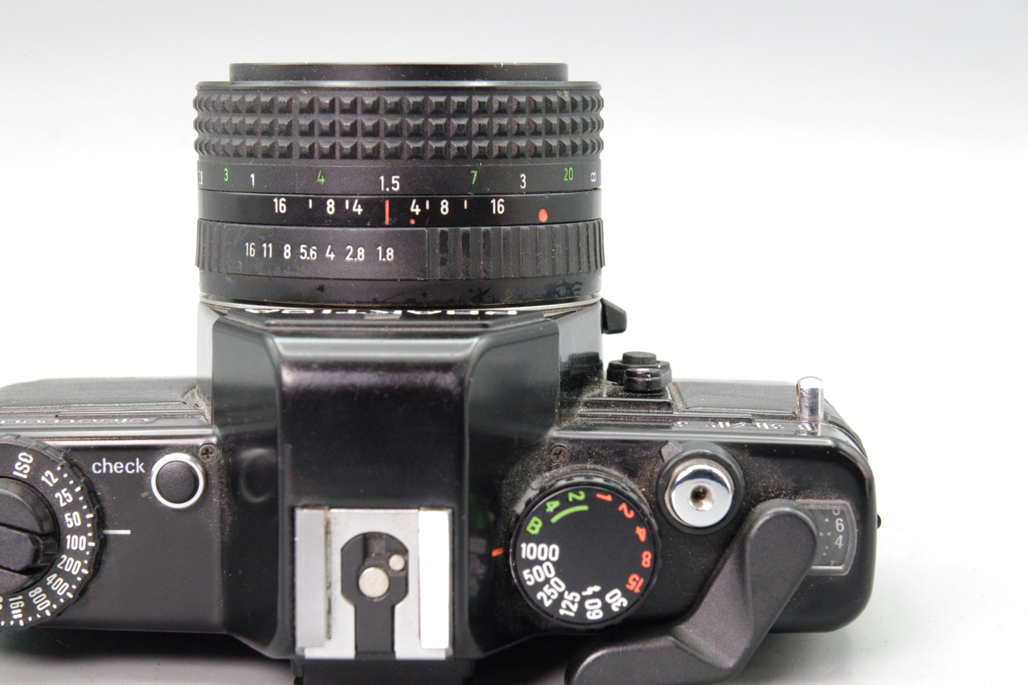Praktica BMS SLR with Carl Zeiss 50mm f/1.8 – Tested & Working