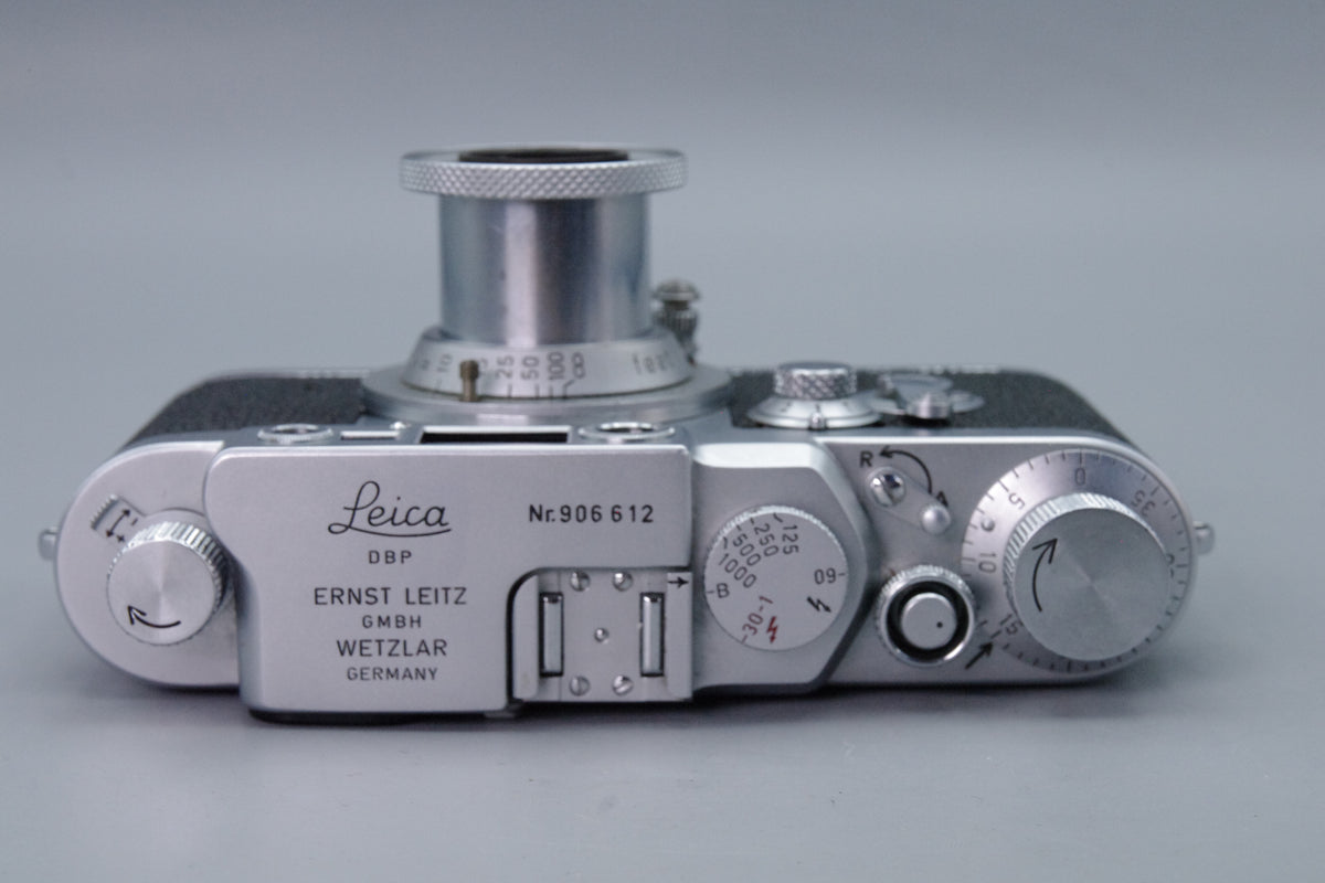 Leica IIIg 1957 Rangefinder – Elmar 5cm f/3.5 – S/N 906612