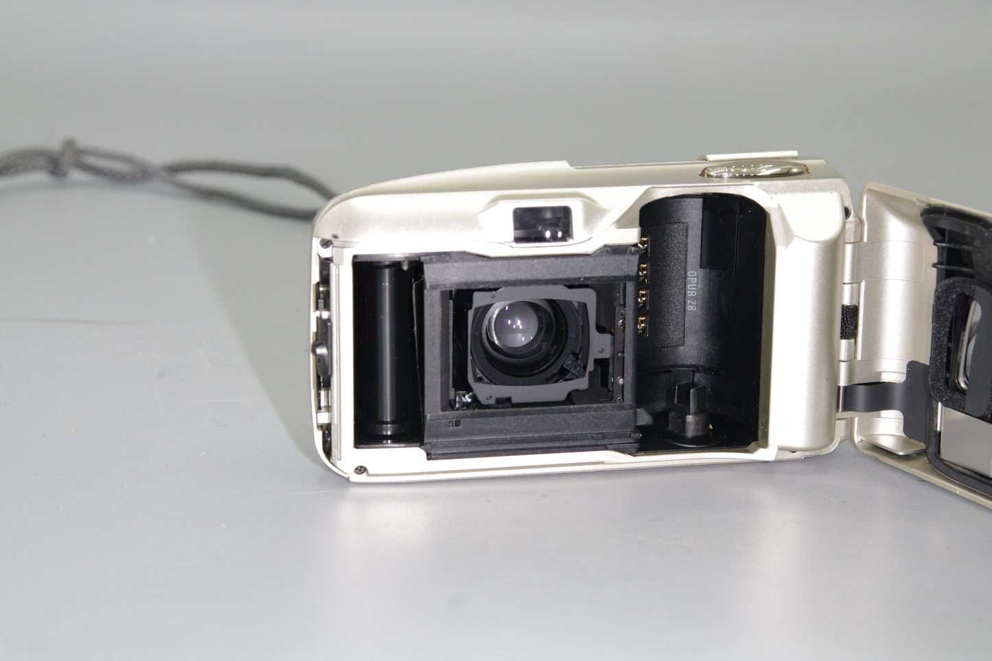 Olympus MJU II Ultra Compact 35mm Camera with 35mm F/2.8 Lens and case