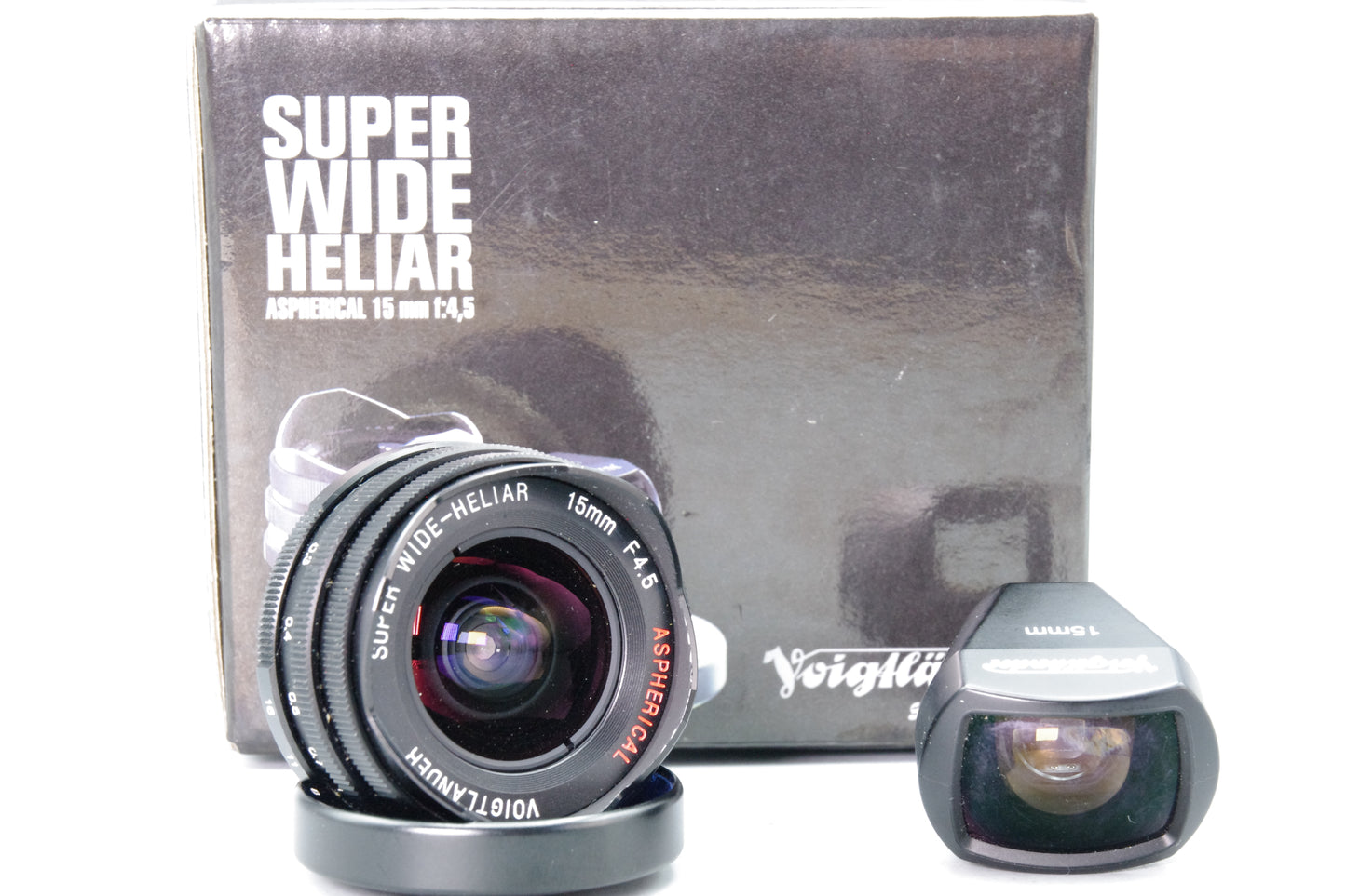 Voigtländer Heliar 15mm f/4.5 Aspherical Lens + Finder -L39 Mount - Mint