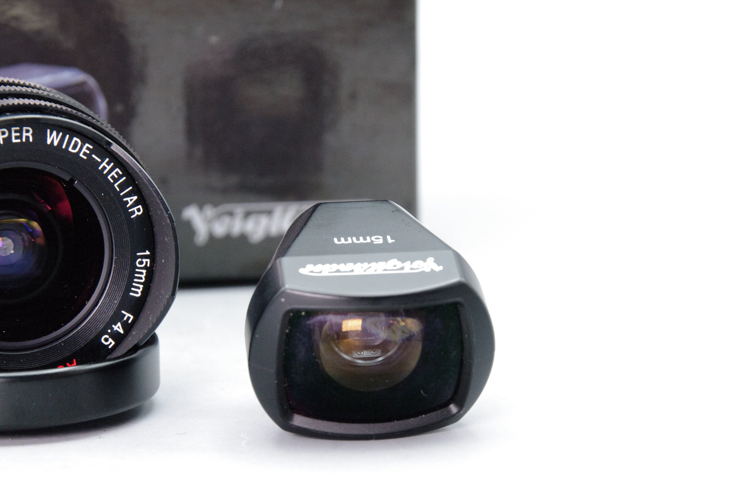 Voigtländer Heliar 15mm f/4.5 Aspherical Lens + Finder -L39 Mount - Mint