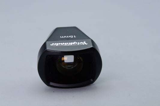 Voigtländer 15mm External Shoe Viewfinder – Bessa / Leica – Ultra‑Wide Finder