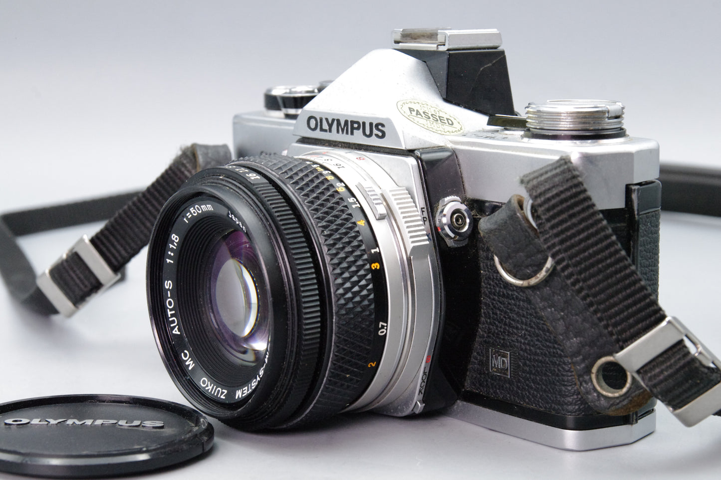 Olympus OM-2N 35mm SLR + Zuiko 50mm f/1.8 Lens – Tested & New Batteries