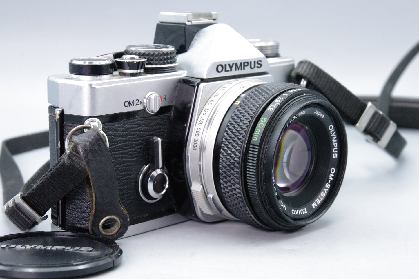 Olympus OM-2N 35mm SLR + Zuiko 50mm f/1.8 Lens – Tested & New Batteries