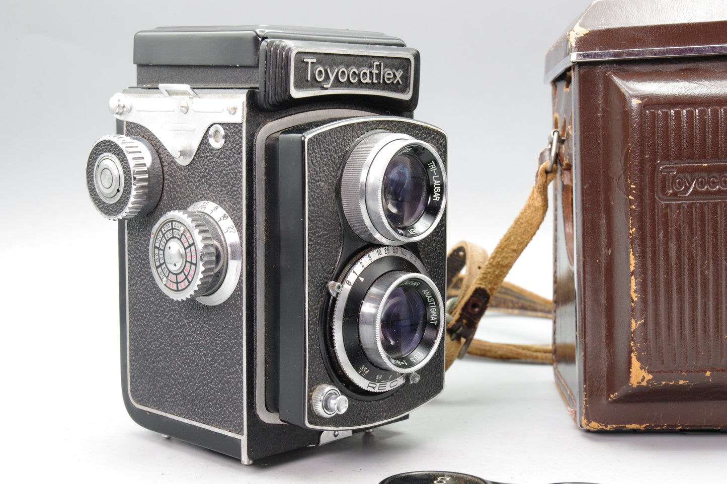 ToyocaFlex TLR Camera – 8cm f/3.5 Lens – With Case – Very Clean Condition