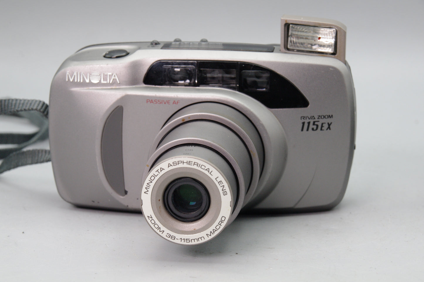 Minolta Riva Zoom 115ex 35mm Film Camera – Tested – Fully Working – Very Good