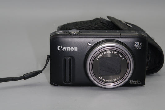 Canon Powershot SX260 HS 12.1MP 20X Digital Camera - Excellent