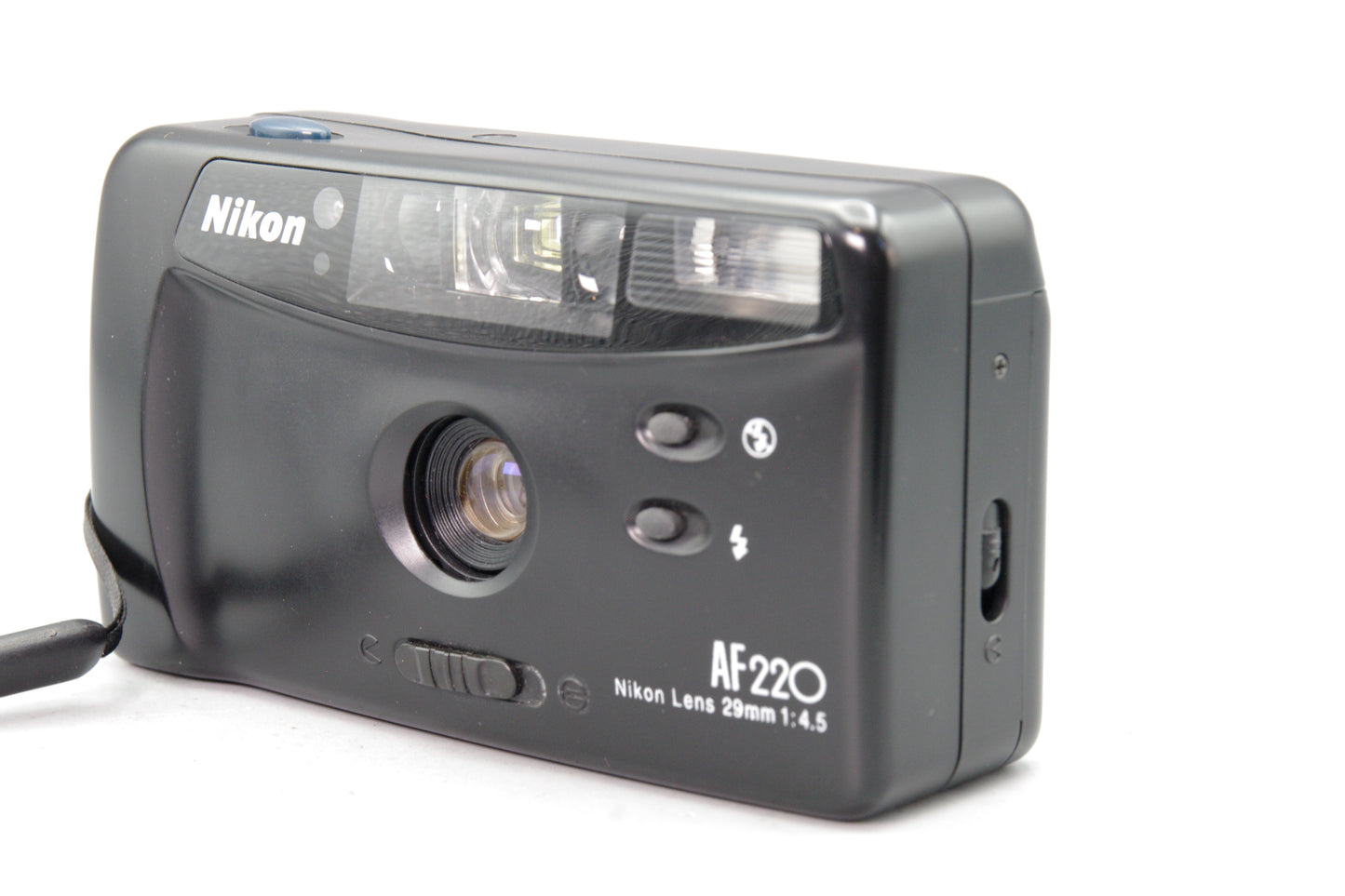 Nikon AF220 35mm Film Camera – Working – Back Hinge Broken – Still Usable