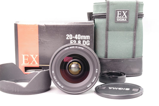 Sigma 20–40mm f/2.8 EX DG Lens – Nikon F Mount – Boxed – Hood & Caps – VGC