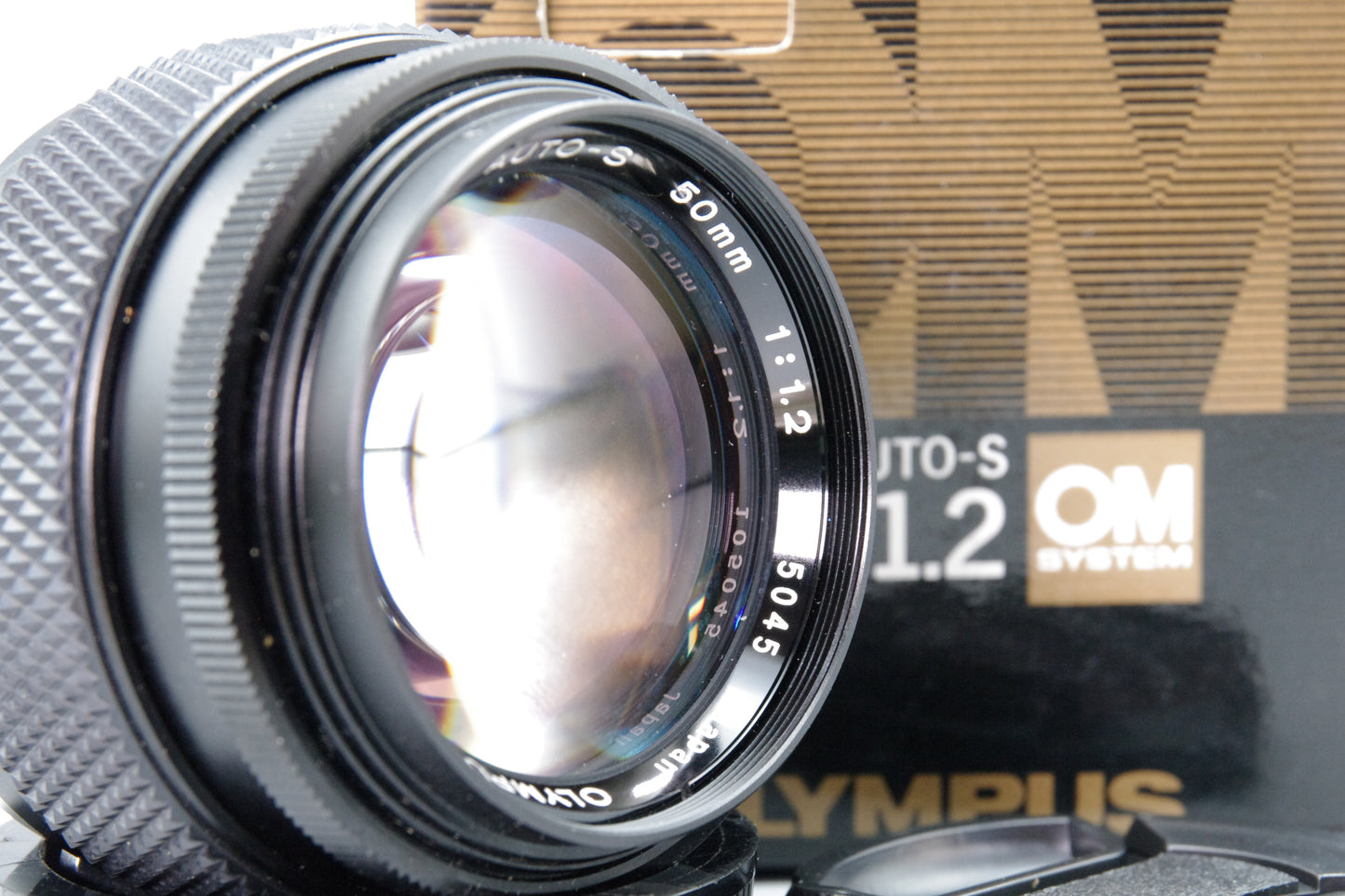 Olympus OM Zuiko Auto‑S 50mm f/1.2 Lens – Boxed – PLS Read