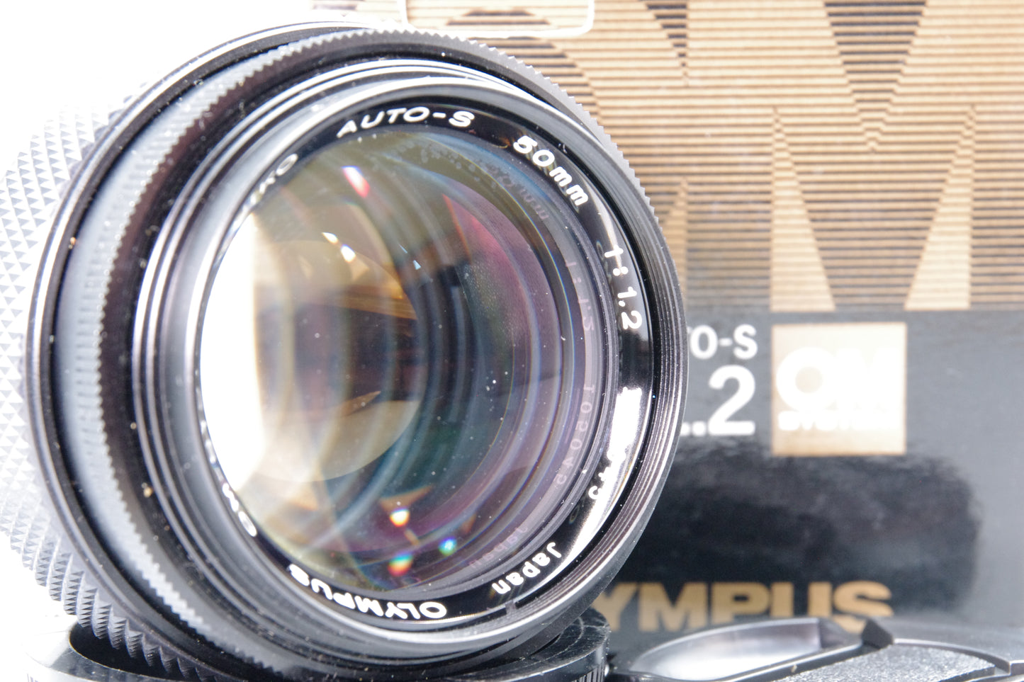 Olympus OM Zuiko Auto‑S 50mm f/1.2 Lens – Boxed – PLS Read