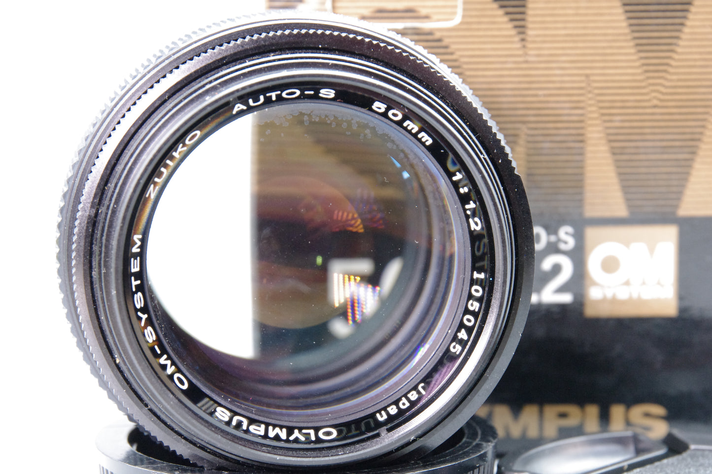 Olympus OM Zuiko Auto‑S 50mm f/1.2 Lens – Boxed – PLS Read