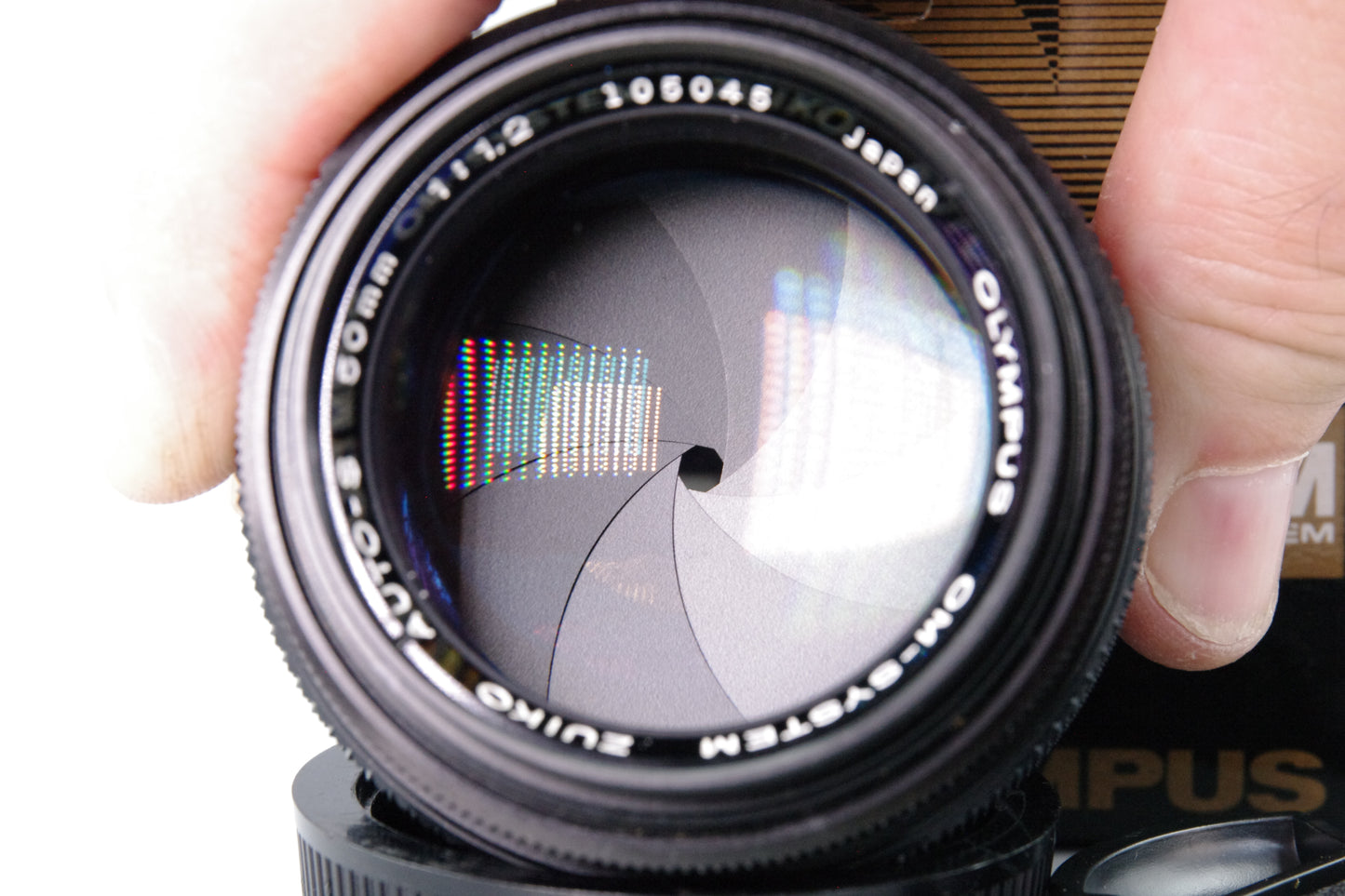 Olympus OM Zuiko Auto‑S 50mm f/1.2 Lens – Boxed – PLS Read