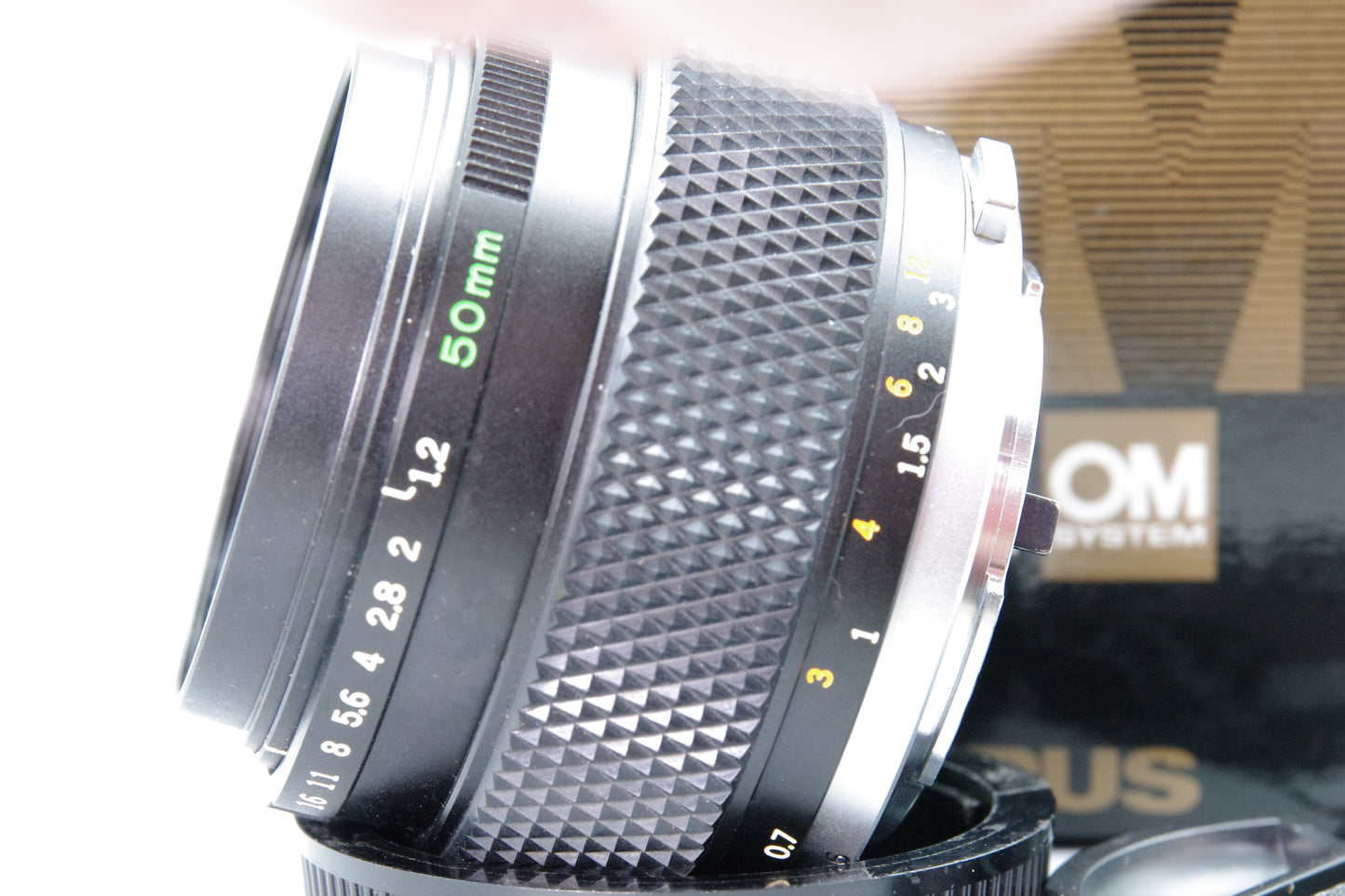 Olympus OM Zuiko Auto‑S 50mm f/1.2 Lens – Boxed – PLS Read