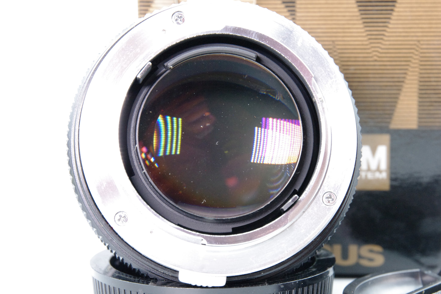 Olympus OM Zuiko Auto‑S 50mm f/1.2 Lens – Boxed – PLS Read