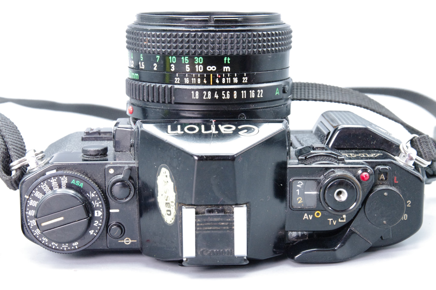 Canon A-1 35mm SLR Camera with FD 50mm f/1.8 Lens - Tested & Working