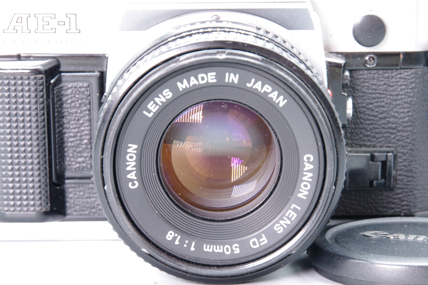 Canon AE-1 Program + FD 50mm f/1.8 Lens  Tested & Working - VGC