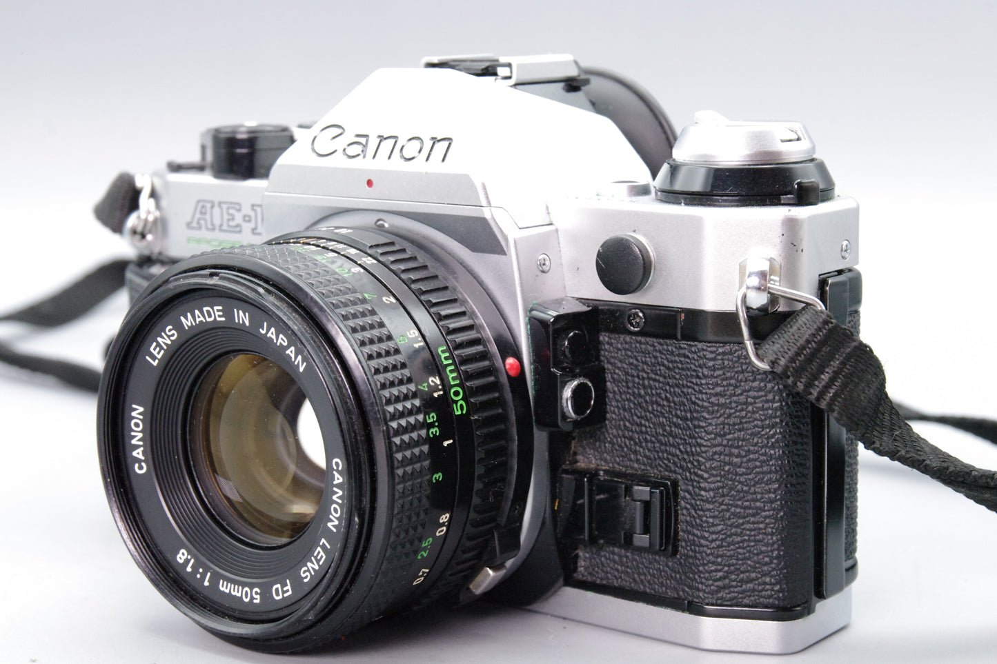 Canon AE-1 Program + FD 50mm f/1.8 Lens  Tested & Working - VGC