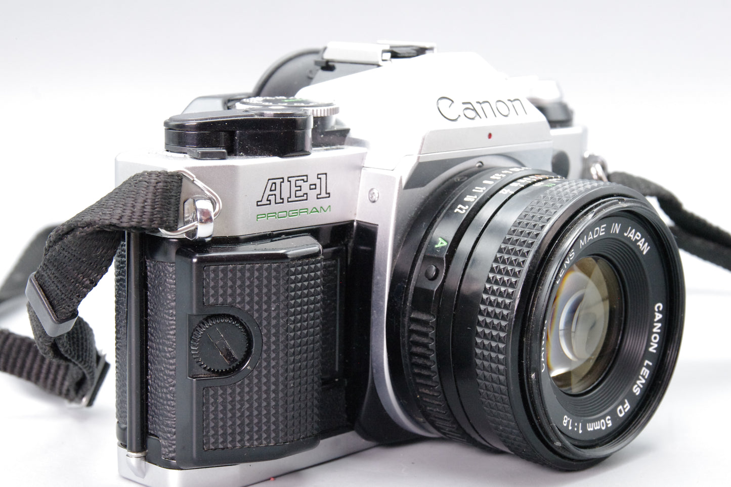 Canon AE-1 Program + FD 50mm f/1.8 Lens  Tested & Working - VGC