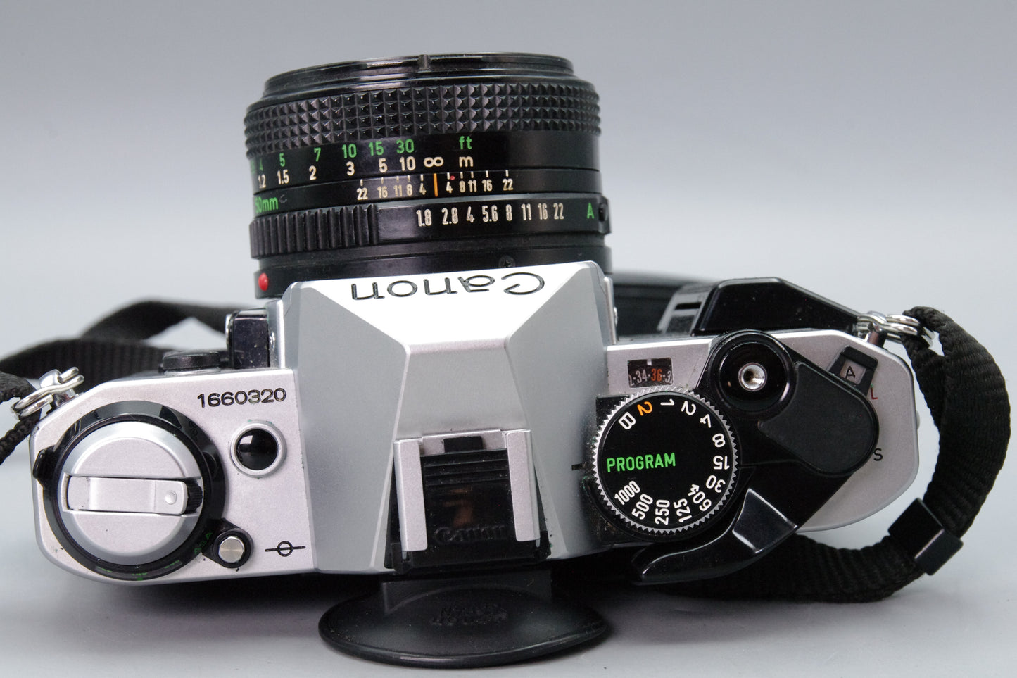 Canon AE-1 Program + FD 50mm f/1.8 Lens  Tested & Working - VGC