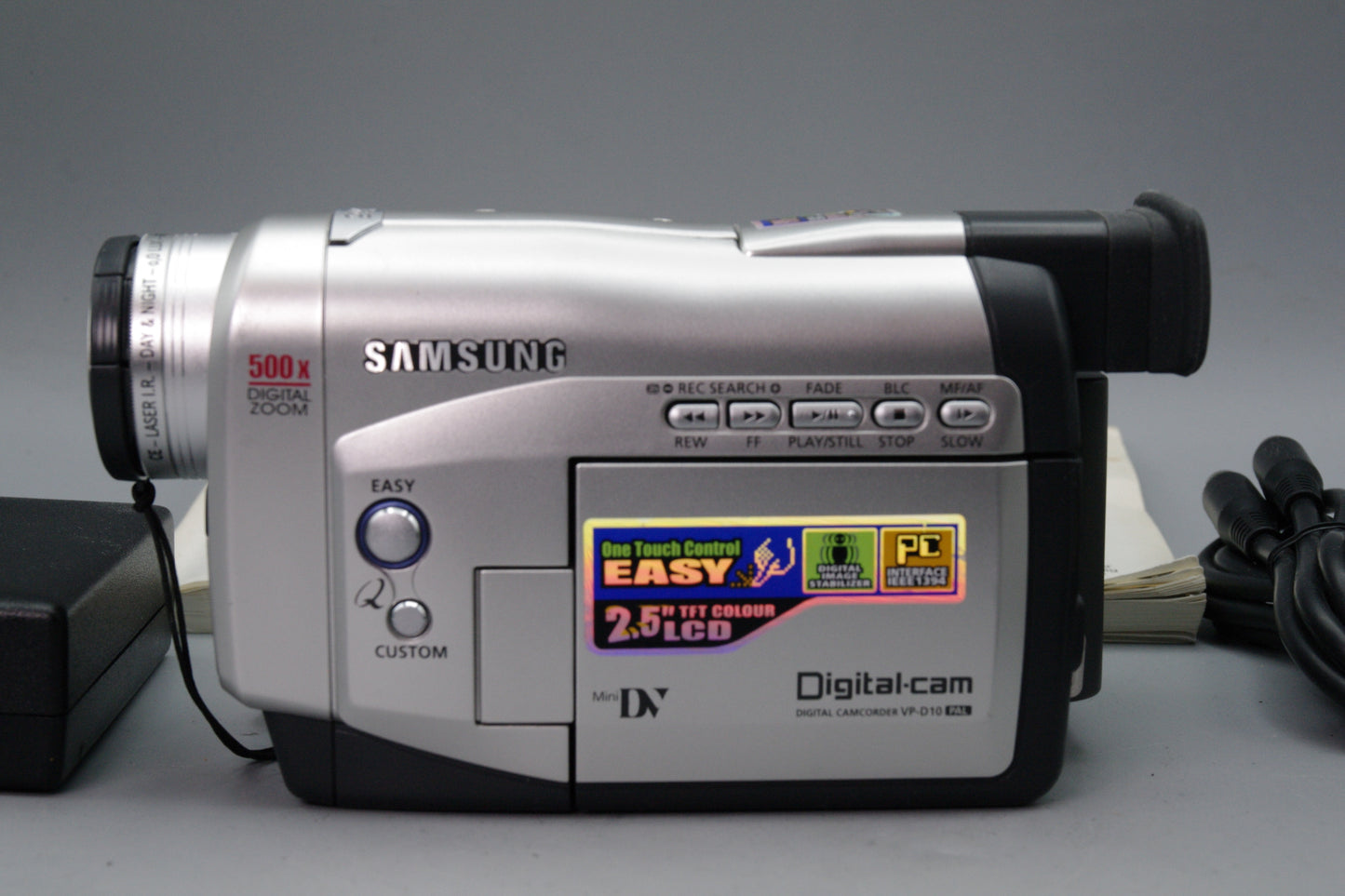 Samsung VP‑D10 MiniDV Camcorder – Tested – Fully Working – Very Good Condition
