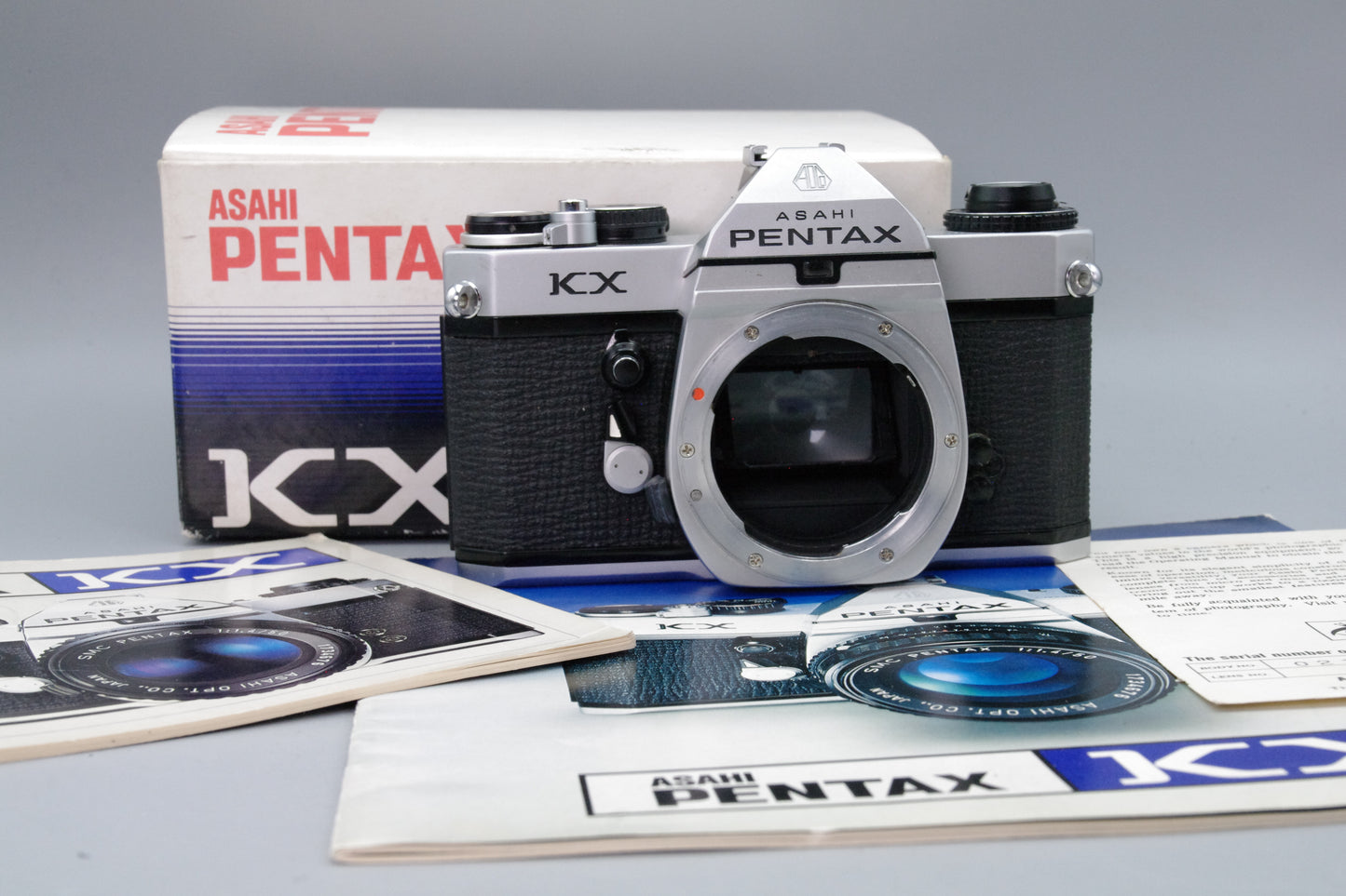 Pentax KX 35mm SLR Camera – Original Box & Paperwork – Excellent Condition