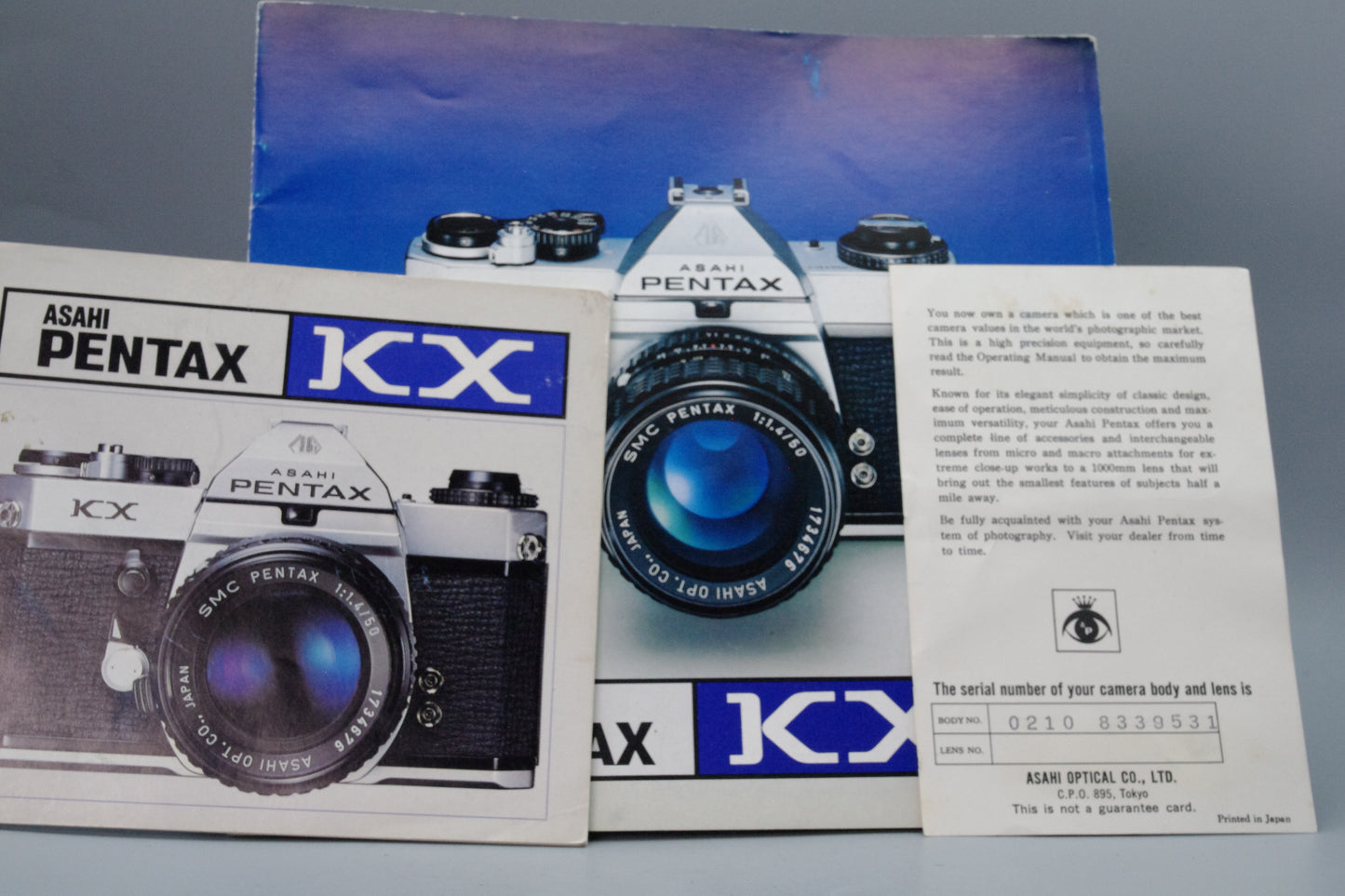 Pentax KX 35mm SLR Camera – Original Box & Paperwork – Excellent Condition