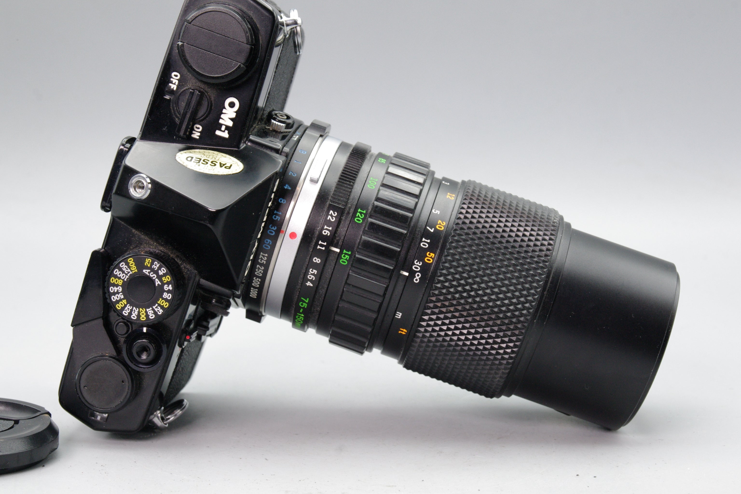OLYMPUS OM-1n Black ZOIKO 75-150mm F4 プリズム腐食無 シャッター
