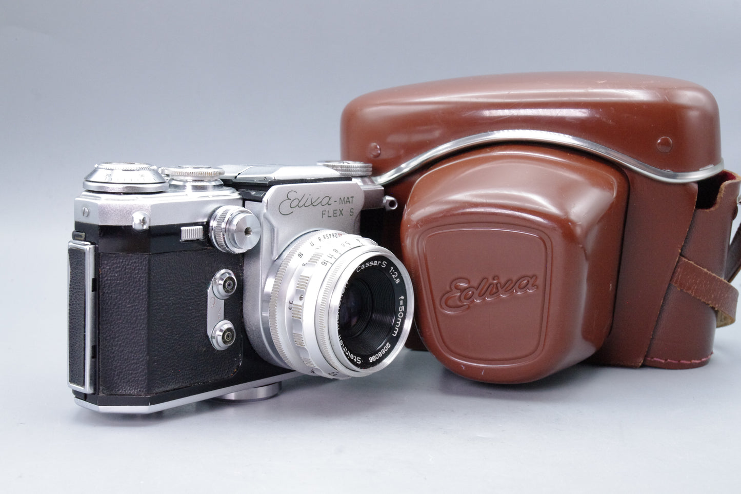 Wirgin Edixa‑mat Flex S 35mm SLR – Cassar‑S 50mm f/2.8 Lens – Tested & Working