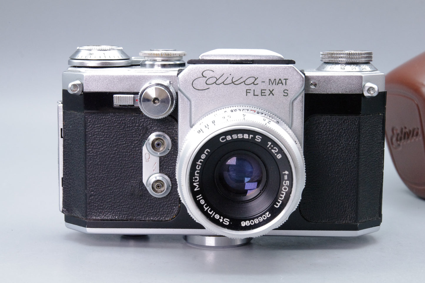 Wirgin Edixa‑mat Flex S 35mm SLR – Cassar‑S 50mm f/2.8 Lens – Tested & Working