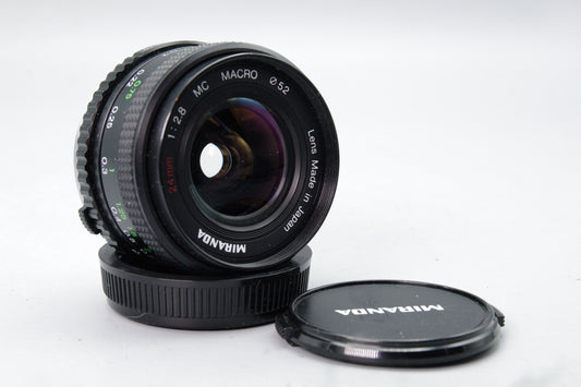 Miranda 24mm f/2.8 Wide Angle Lens – Olympus OM Mount – Tested – VGC