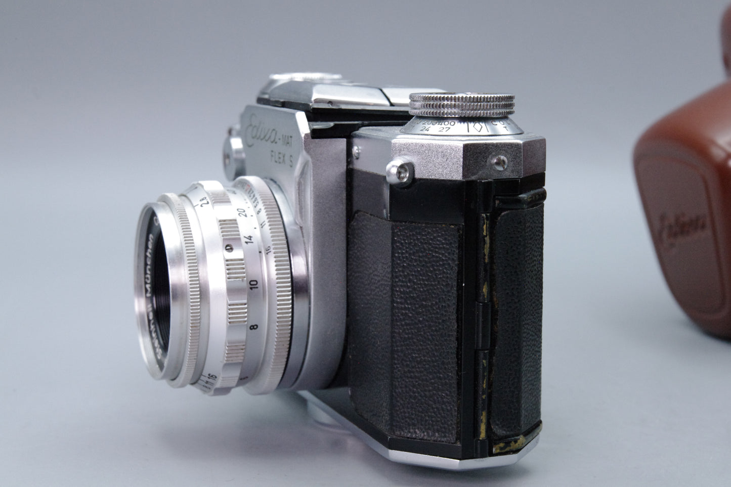 Wirgin Edixa‑mat Flex S 35mm SLR – Cassar‑S 50mm f/2.8 Lens – Tested & Working
