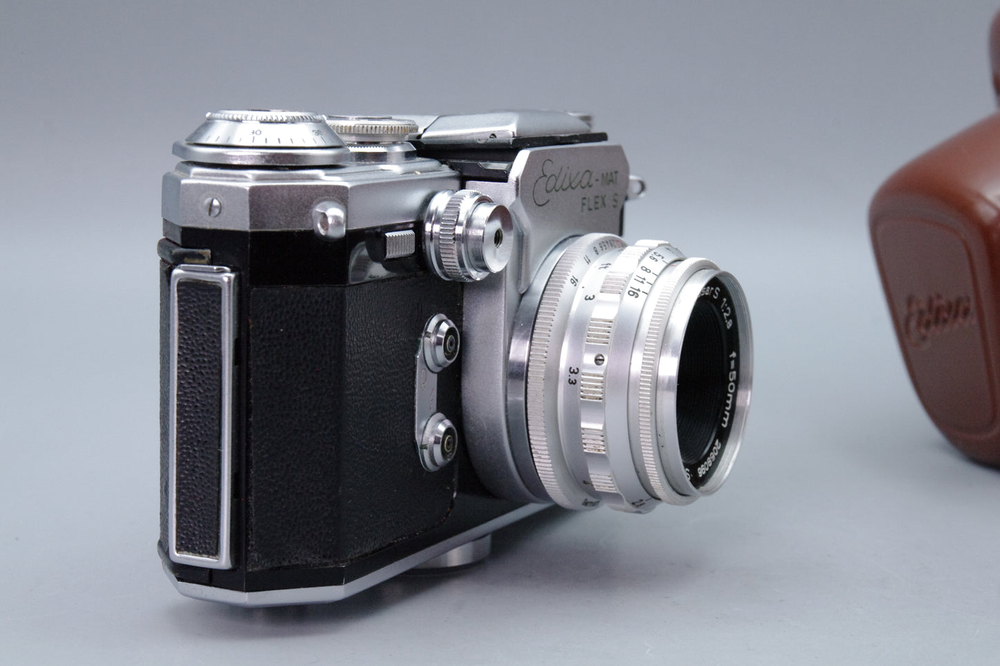 Wirgin Edixa‑mat Flex S 35mm SLR – Cassar‑S 50mm f/2.8 Lens – Tested & Working