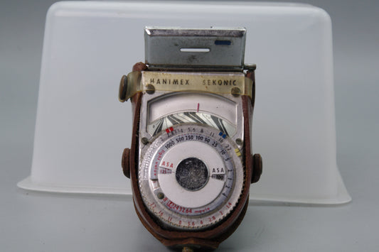 Hanimex Sekonic Lightmeter – Vintage Exposure Meter – Tested – Case – VGC