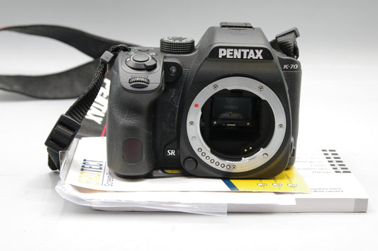 Pentax K70 24MP DSLR - Mint, Very Low Shutter Count 130