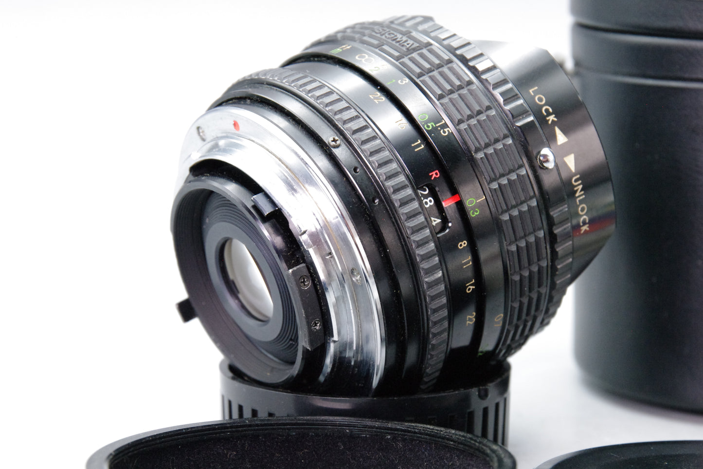 Sigma Fisheye 16mm f/2.8 Filtermatic Lens C/Y Mount – Excellent with Case &amp; Filters